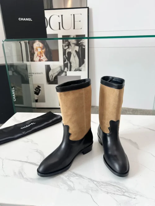 Chanel Suede Boots
