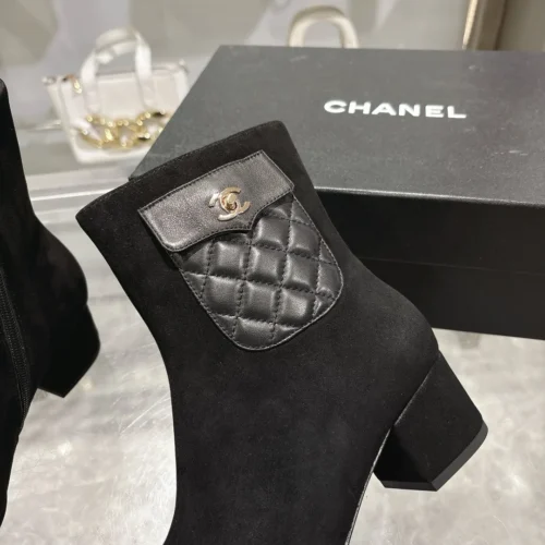 Chanel Lambskin Boots Style 0771