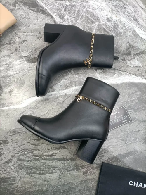 Chanel Lambskin Boots Style 0773