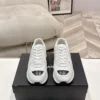 Chanel Black White Calfskin Sneakers Style 0781