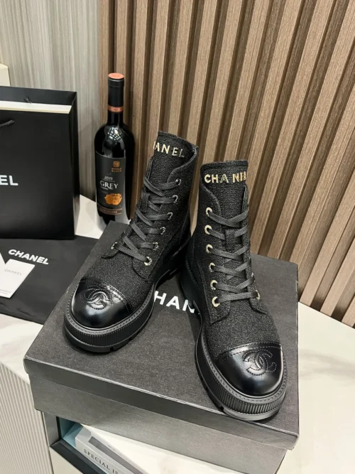 Chanel Lambskin Boots Style 0793