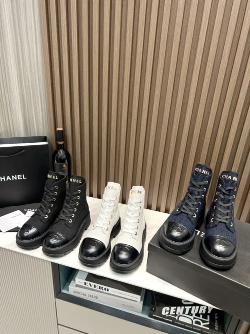 Chanel Lambskin Boots Style 0795