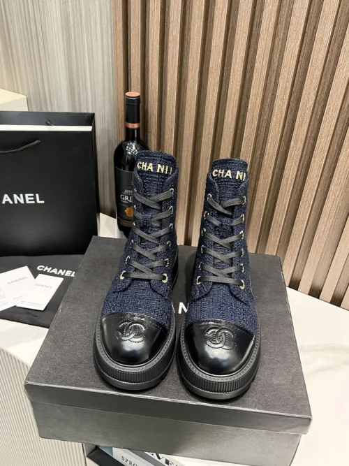Chanel Lambskin Boots Style 0795