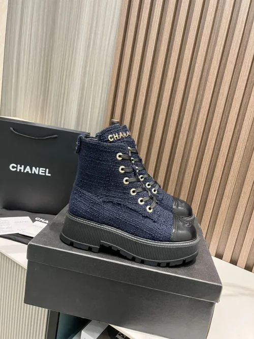 Chanel Lambskin Boots Style 0795