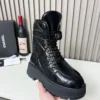 Chanel Off White Lambskin Boots