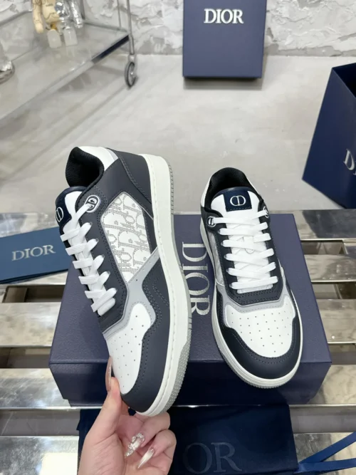 Dior B27 White Leather Sneakers