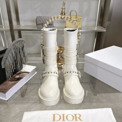Dior Black Leather Boots