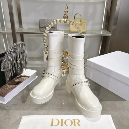 Dior Black Leather Boots