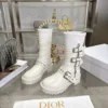 Dior Black Leather Boots