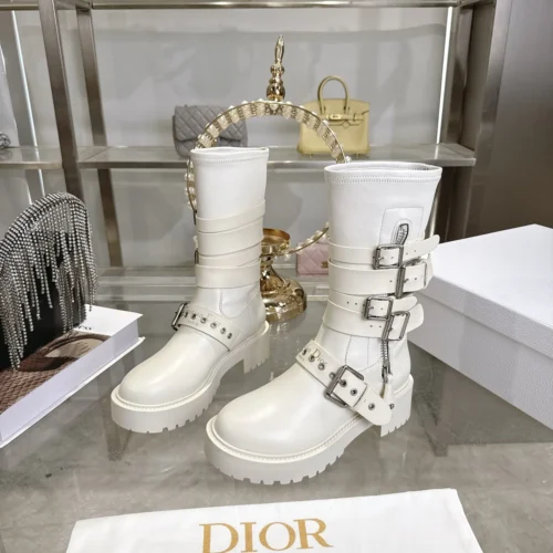 Dior Black Leather Boots