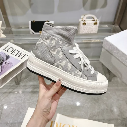 Dior Walk'n'Dior Leather Sneakers Style 0044