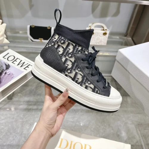 Dior Walk'n'Dior Leather Sneakers Style 0045