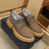 Dior White Lambskin Sneakers