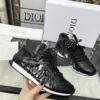 Dior Black Leather Sneakers