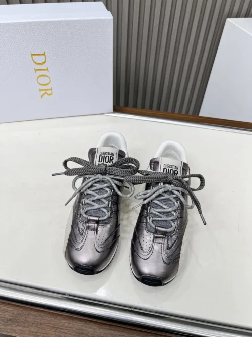 Dior Beige Leather Sneakers Style 0070