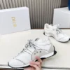 Dior Beige Leather Sneakers