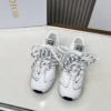 Dior Beige Leather Sneakers