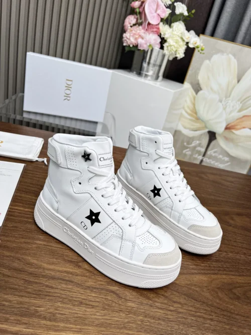 Dior Black Calfskin Sneakers Style 0086