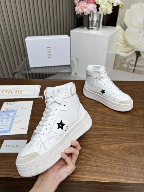 Dior Black Calfskin Sneakers Style 0086