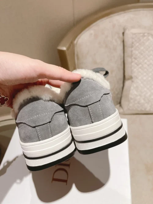 Dior Brown Leather Sneakers Style 0238