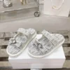 Dior Dioract Black Lambskin Slides