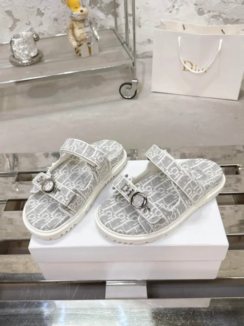 Dior Dioract Black Lambskin Slides