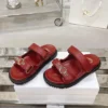 Dior Dioract Black Lambskin Slides Style 0285