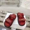 Dior Dioract Black Lambskin Slides Style 0285