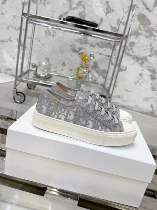 Dior Walk'n'Dior Black Mesh Chunky Sneakers Style 0289
