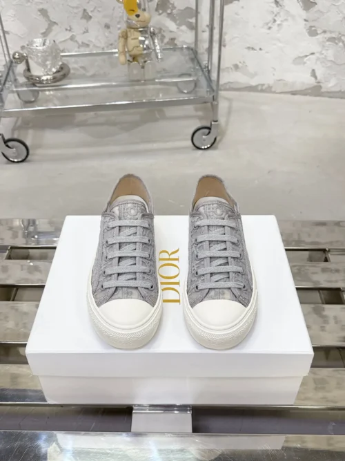 Dior Walk'n'Dior Black Mesh Chunky Sneakers Style 0289