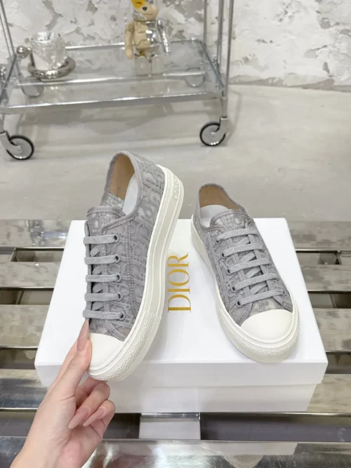 Dior Walk'n'Dior Black Mesh Chunky Sneakers Style 0289