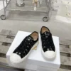Dior Walk'n'Dior Black Mesh Chunky Sneakers Style 0292