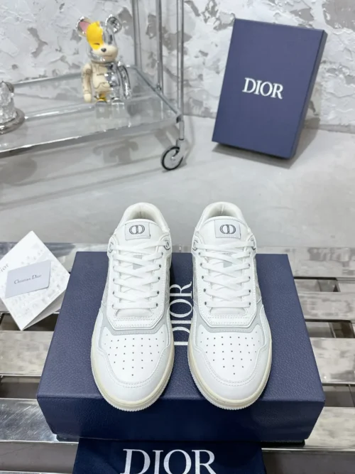 Dior B27 White Leather Sneakers Style 0310