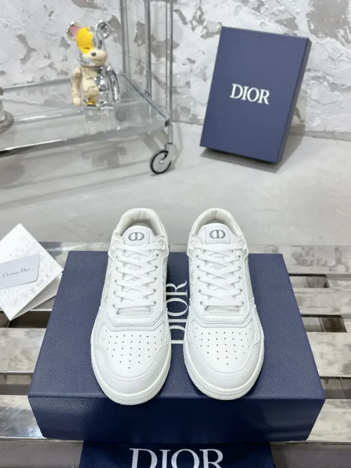 Dior B27 White Leather Sneakers Style 0311