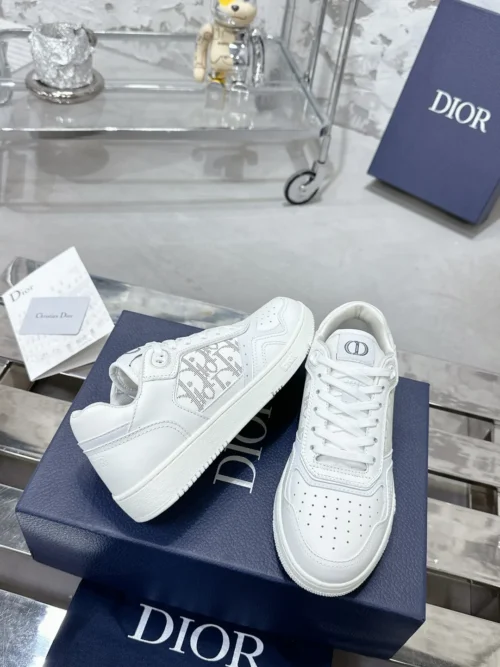 Dior B27 White Leather Sneakers Style 0311