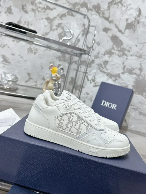 Dior B27 White Leather Sneakers Style 0311