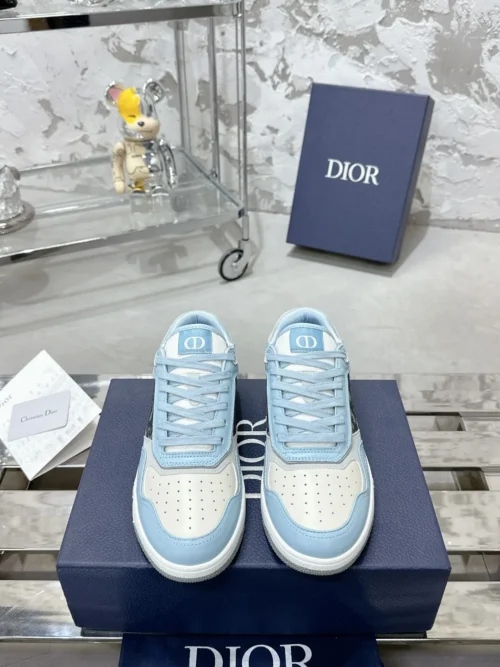 Dior B27 White Leather Sneakers Style 0312