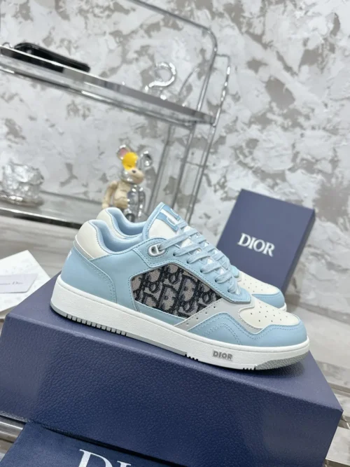 Dior B27 White Leather Sneakers Style 0312