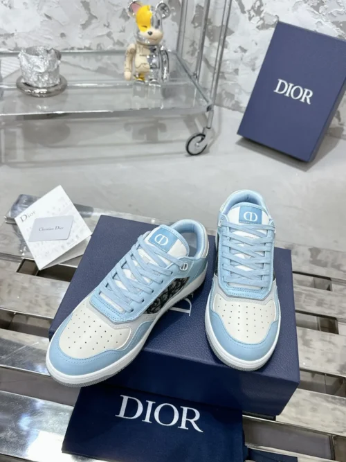 Dior B27 White Leather Sneakers Style 0312
