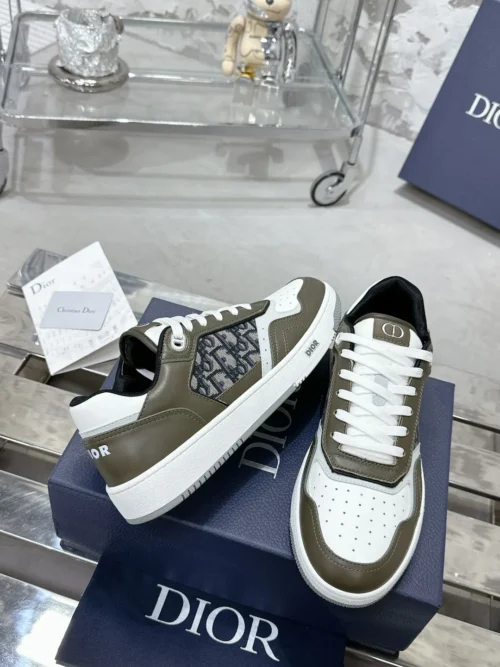 Dior B27 White Leather Sneakers Style 0313