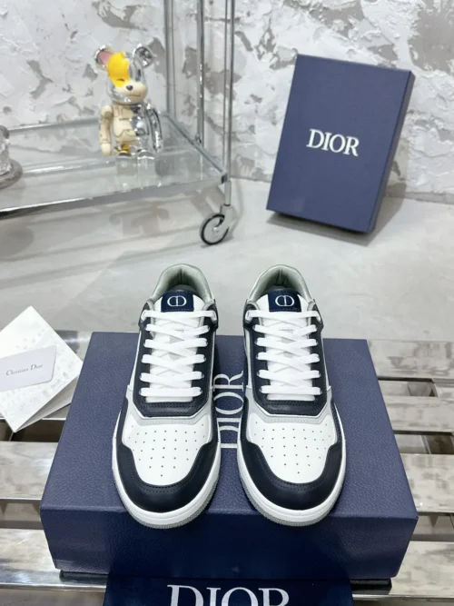 Dior B27 White Leather Sneakers Style 0314
