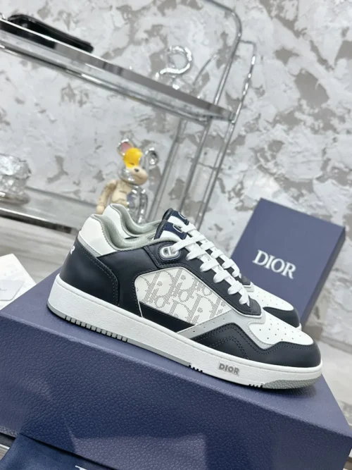 Dior B27 White Leather Sneakers Style 0314