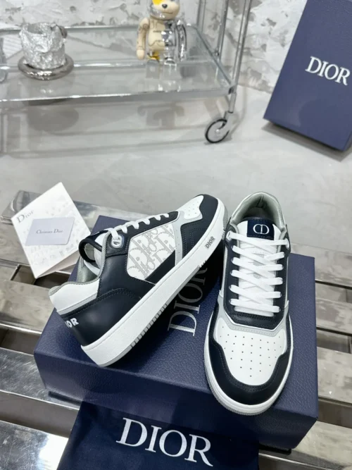 Dior B27 White Leather Sneakers Style 0314