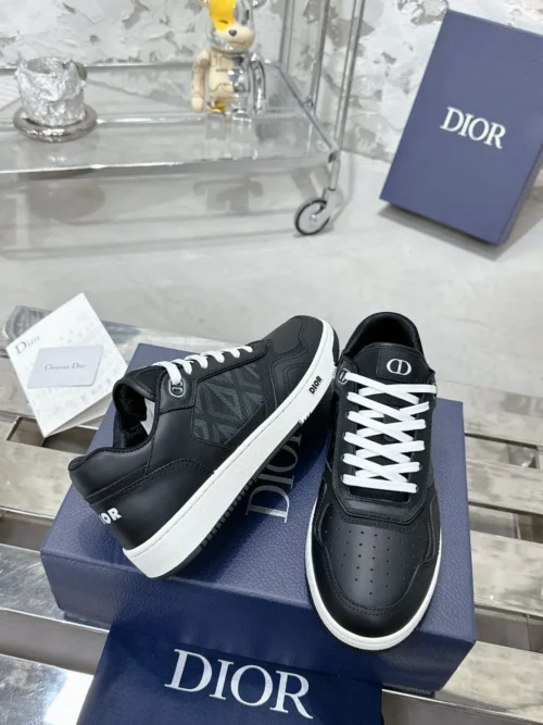 Dior B27 White Leather Sneakers Style 0315