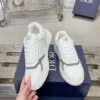 Dior B27 White Leather Sneakers Style 0336