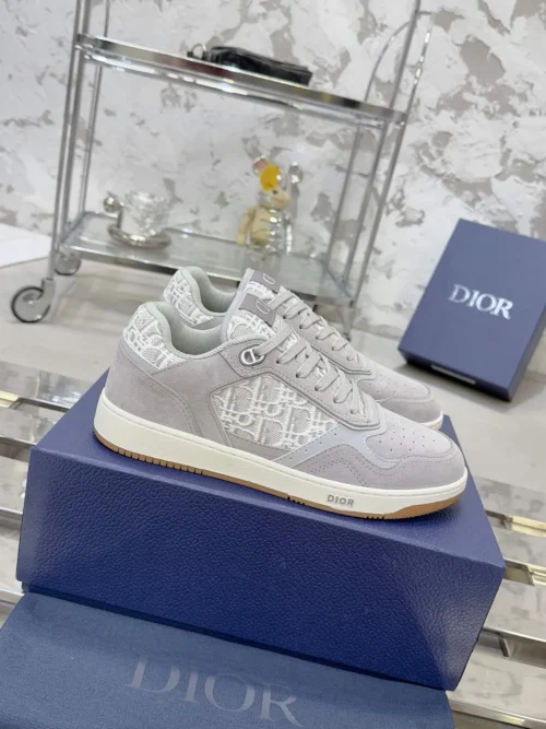Dior B27 White Leather Sneakers Style 0338