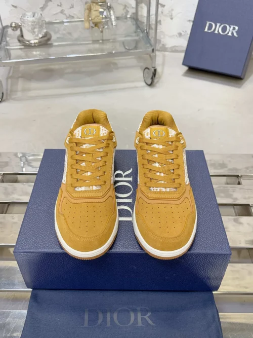 Dior B27 White Leather Sneakers Style 0340