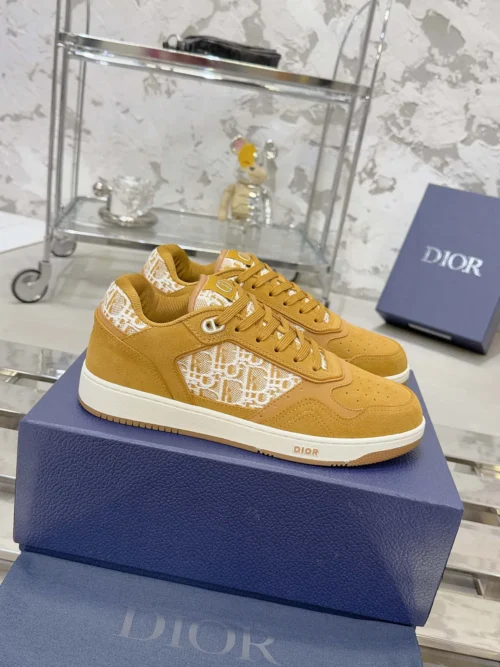 Dior B27 White Leather Sneakers Style 0340