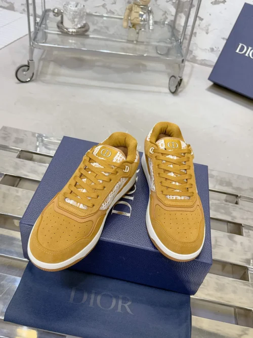 Dior B27 White Leather Sneakers Style 0340