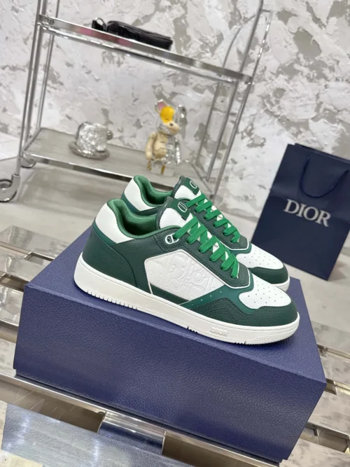 Dior B27 White Leather Sneakers Style 0342